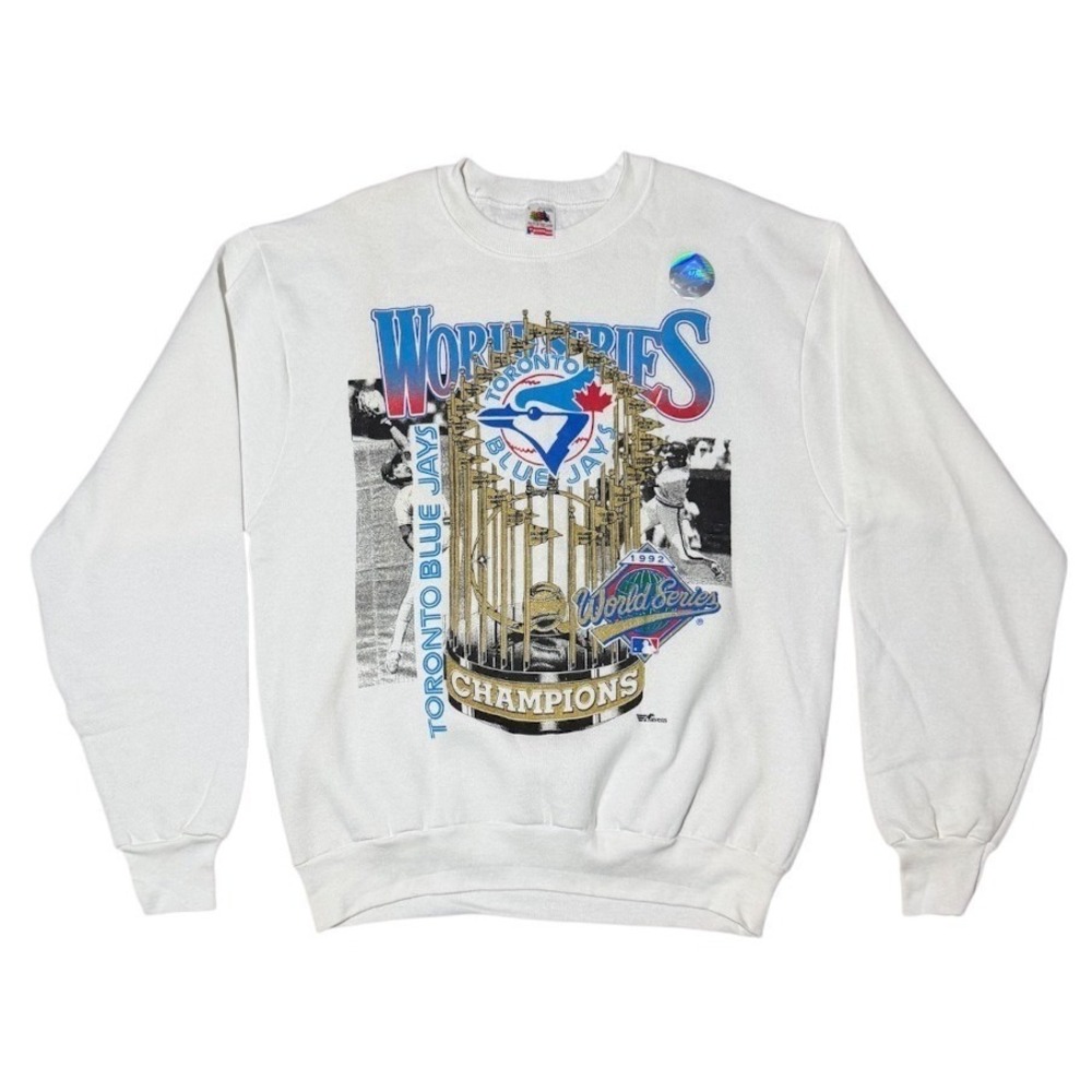Vintage 90s Toronto Blue Jays World Series Champions MLB Baseball NWT Sweatshirt